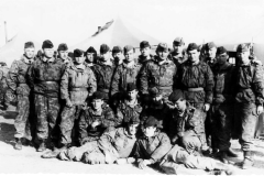 Der Personalbestand der 2.Startbatterie der SKA-Abteilung beim 2. RSA 1965  Bild: KS